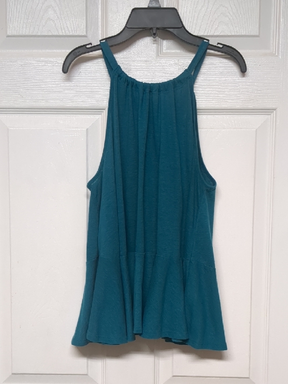 Old Navy Teal Halter-Style Swing Summer Tank Top-small